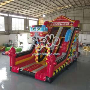 Château gonflable commercial pour enfants, salle de rebond, glissière extérieure, cadre de rebond, utilisation en fête, fourniture d'usine - Product Image 2