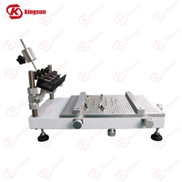 Impresora de plantilla de pasta de soldadura PCB de escritorio 450x320mm máquina de impresora Manual Pcb impresora de pasta de soldadura Smt