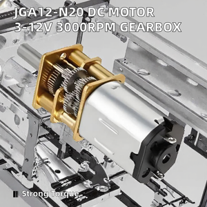 Motor de Barco de Imán Permanente JGA12-N20 DC 12V 3000 RPM 12mm con Caja de Engranajes <span class=keywords><strong>Mini</strong></span> Micro Eléctrico N20 con Codificador - Product Image 2