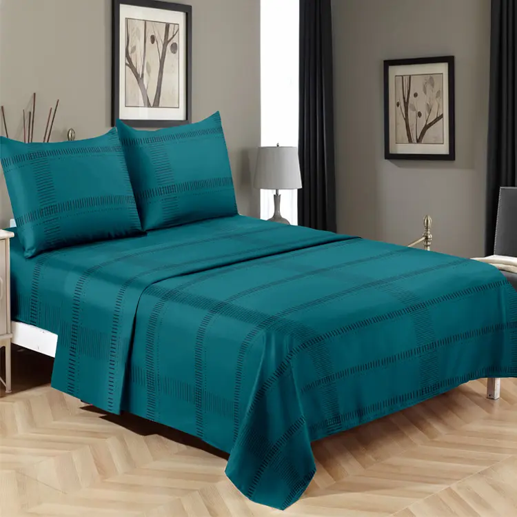 Twin Full Queen King Size Hotel Bed Sheet Sets Bedding Set King Bed Sheets Factory Hot Customized Bed Set