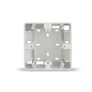 Zcalo da incasso bianco 1 elemento, design moderno, ideale per installazioni elettriche e finiture interne. - Product Image 1