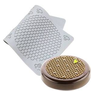 Round Honeycomb Lace <b>Silicone</b> Pastry Mold Multi-Design Sustainable Dessert Mould - Product Image 1