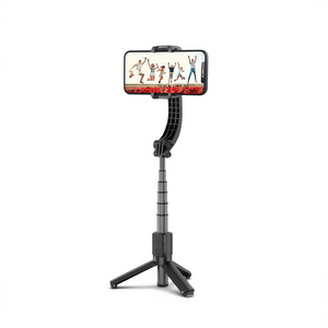 Mini estabilizador de cardán para grabación de video con smartphone y soporte de trípode - Product Image 2