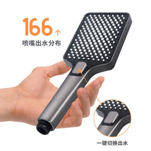 Grande Pomme de Douche Rectangulaire 280 mm, Jet Pluie et Massage, Idéale pour Hôtels et Salles de Bain - Product Image 4