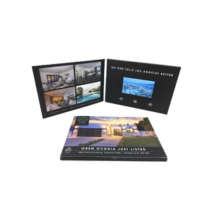 Tarjeta de Felicitación Publicitaria con <span class=keywords><strong>Video</strong></span> <span class=keywords><strong>LCD</strong></span>, Modelo Popular de 4.3 Pulgadas, Tarjeta de Invitación con Personajes de TV y Cine, Regalo Empresarial de Papel, Europa - Product Image 5