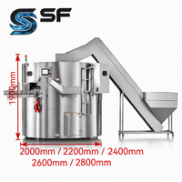 Machine d'agencement automatique haute vitesse pour bouteilles, compatible avec les bouteilles rondes, carrées, plates et à poignée pour l'emballage.