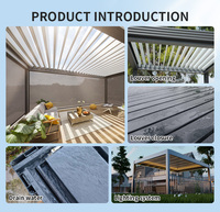 Pergola Bioclimatique Motorisée en Aluminium sur Mesure - Étanche, ÉCOLOGIQUE, Garantie 15 Ans pour Balcon & Jardin