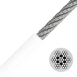 304不锈钢电缆7X7可加工棒钢丝绳不锈钢/不锈钢钢丝绳