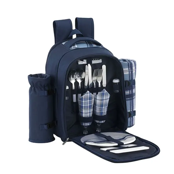 BSCI lieferant freien reise 2 person picknick rucksack, benutzerdefinierte logo hochwertige picknick rucksack