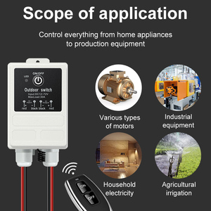 DC 24V 30a <span class=keywords><strong>RF</strong></span> transmisor y receptor 433Mhz <span class=keywords><strong>RF</strong></span> módulo interruptor inalámbrico 12V interruptor remoto impermeable 12V interruptores de control remoto - Product Image 5