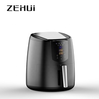 Friteuse à air numérique électrique 2025 avec écran tactile, autocuiseur et panier antiadhésif, capacité 3,2 L pour usage domestique