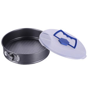 Juego de moldes redondos para pasteles, 3 piezas con hebillas, molde metálico para hornear, herramientas para hacer pasteles DIY - Product Image 2