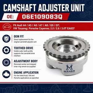 Unité d'ajustement d'arbre à cames MANER OE 06E109083Q compatible avec Audi A4 A5 A6 A7 A8 Q5 Q7 VW Touareg Cayenne 2.5 2.8 3.0T EA837 - Product Image 4
