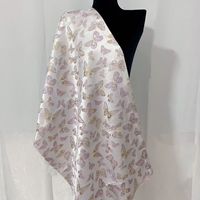 Tissu Jacquard Papillon de Luxe, Matière Brocart Gaufrée pour Robe Femme, Manteau, Sac à Main, Décoration Intérieure, Textile Tissé