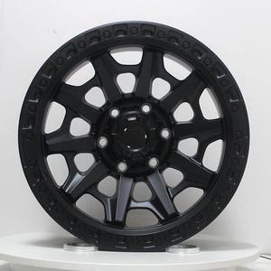 Nuevas <span class=keywords><strong>Ruedas</strong></span> Todoterreno Más Vendidas de 16-18 Pulgadas PCD 5x127/6x139.7 Diseño Cóncavo Acabado Negro <span class=keywords><strong>Aluminio</strong></span> JZB 4x4 1 Año de Garantía -12/0 - Product Image 2