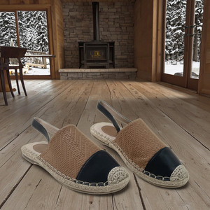 2025 llegadas de moda Zapatos para mujeres nuevos estilos sandalias Slingback mocasines mujeres media cubierta zapatilla - Product Image 1