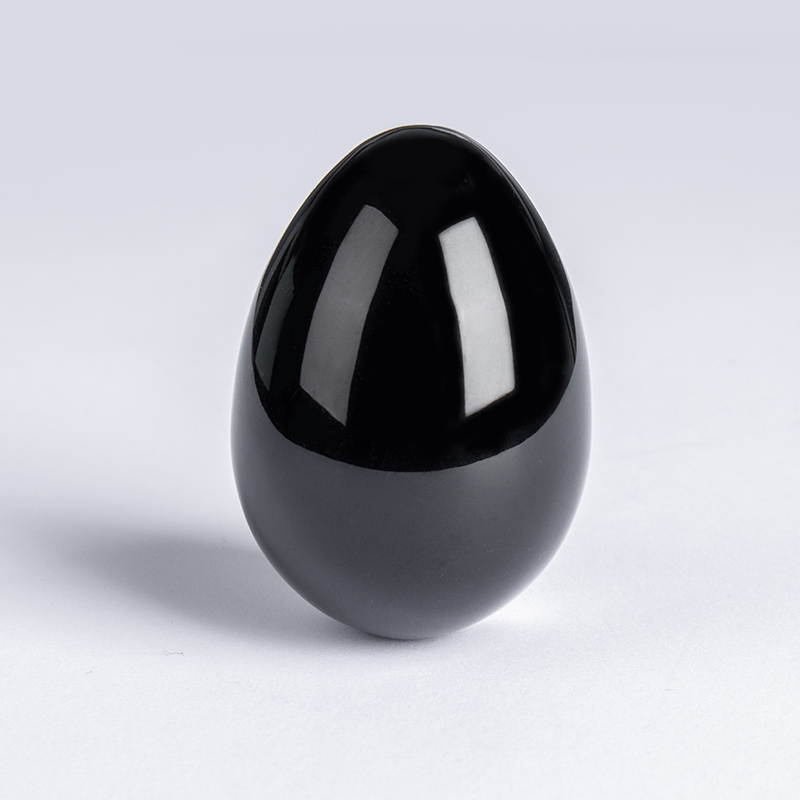 Подарок, камень, натуральный камень, Obsidian Yoni Egg для женщин