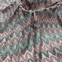 Tissu tricoté jacquard teint en fil, ajouré, multicolore, idéal pour les robes d'été pour femmes - Meilleures ventes