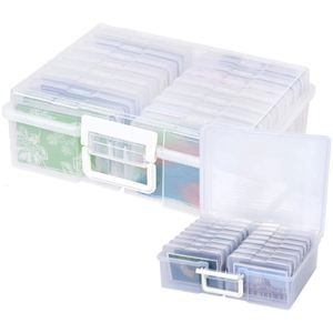 Transparent PP Injection Molded Rectangle Clothing <b>Storage</b> Case Photo Keeper Multifunctional <b>Stackable</b> - Product Image 1