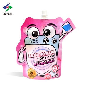 DQ PACK Bolsa de embalagem para embalagem de embalagem de líquido e recheio com impressão personalizada, saco de embalagem para amaciante de roupa e detergente - Product Image 4