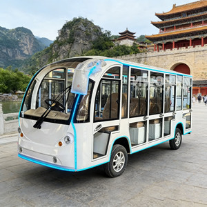 Bus touristiques électriques neufs pour 20 passagers, utilisés pour les stations balnéaires/les quartiers historiques - Product Image 1