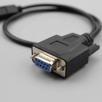 Cable de Impresora DB9 Hembra RS232 a USB B Macho