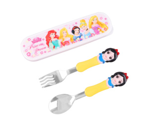 <span class=keywords><strong>Fourchette</strong></span> et cuillère en acier inoxydable 3D <span class=keywords><strong>Disney</strong></span>, ensemble mignon de trois pièces pour la rentrée scolaire - Product Image 6