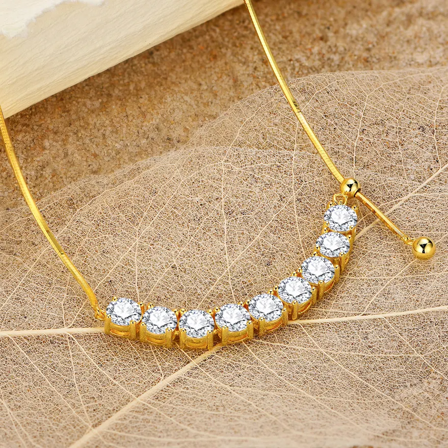 VVS D Color Moissanite Diamond Factory Direct Sale Fine Jewelry Moissanite Necklace New Design Necklace For Women