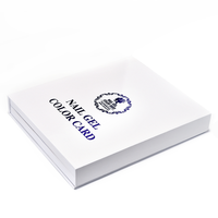 Livre d'échantillons professionnel en ABS pour vernis à ongles, 120 couleurs, nuancier de manucure, tableau de couleurs, outils de pratique pour salon de manucure
