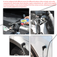 Stéthoscope électronique automobile haute précision VAT200, équipement de diagnostic sonore, outil de réparation moteur, stéthoscope électronique pour bruits de voiture