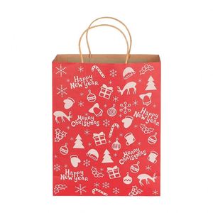 Bolsa de Regalo Grande de Papel Kraft Reciclado con Asa para Fiestas de Navidad, Cumpleaños, Compras, Bolsa de Papel de Primera Calidad - Product Image 3