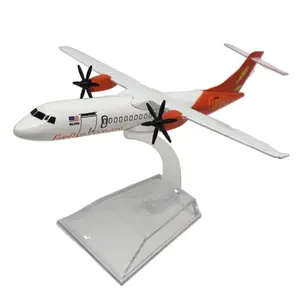 Werbe geschenke für Souvenirs 16cm Alloy Custom Made ATR72-600 und FK50 Diecast Airplane Model