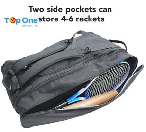 Top One vente en gros sport d'équipe pickleball badminton sac à dos étanche et durable sac de raquette de tennis - Product Image 4