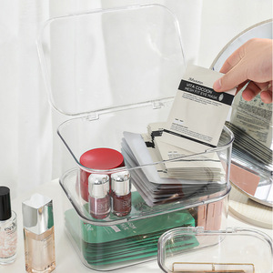 Acrylic Transparent Cosmetic <b>Storage</b> Box With Drawers Large Capacity Makeup Organizer For <b>Dressing</b> <b>Table</b> Skincare Products - Product Image 3
