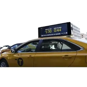 Pantalla Led Para Taxi Shenzhen 3G 4G Wifi Digital programable mensaje publicidad coche impuesto techo señal pantalla coche publicidad superior