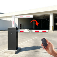 Barrière de contrôle d'accès pour véhicules de qualité supérieure, système d'identification de véhicules, barrière anti-collision droite