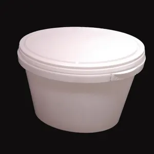 260g iml酸奶塑料容器椭圆形椭圆形IML酸奶桶