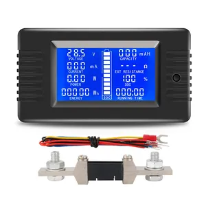 Voltmètre numérique PZEM-015 puissance Kwh compteur d'énergie 18650 testeur de capacité de batterie 200A Shunt DC Volt Amp électronique