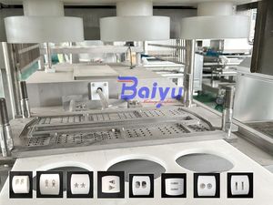 Ligne de production de nourriture frite multifonctionnelle Baiyu pour les galettes de hamburgers, les croquettes et le poulet frit - Product Image 5