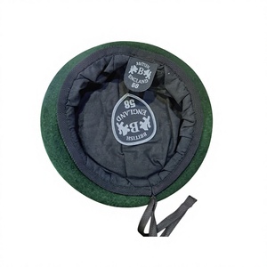 Béret tactique personnalisé en laine premium, forme ronde, pour uniforme de sécurité, conforme ISO. - Product Image 1