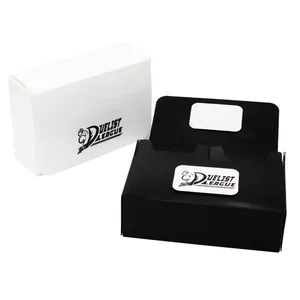 कस्टम कार्ड रक्षक फ्लिप ठोस डेक बॉक्स भंडारण बेसबॉल पीपी प्लास्टिक ट्रेडिंग कार्ड डेक बॉक्स