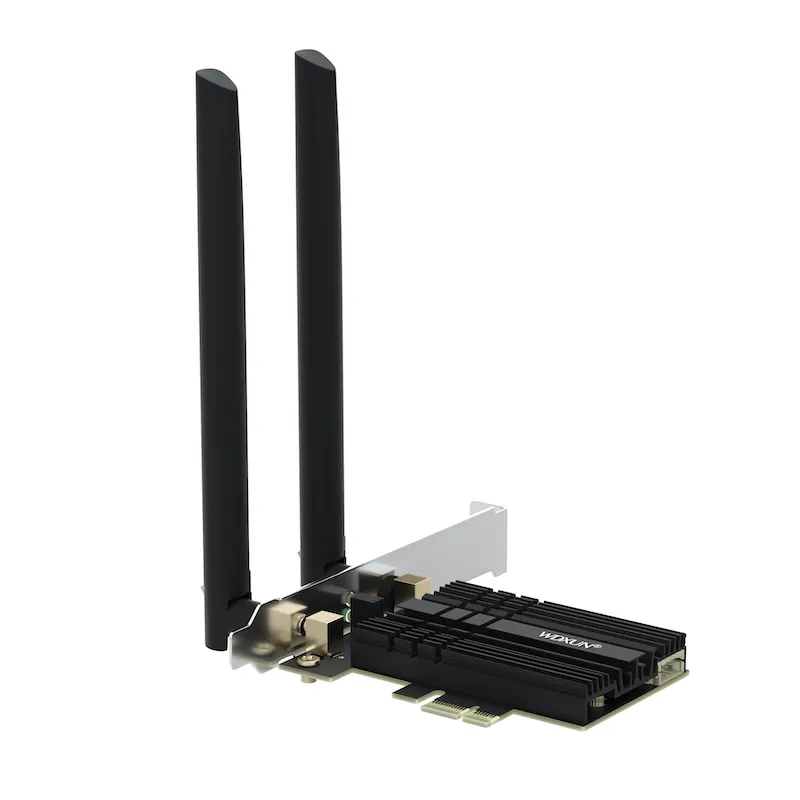 Scheda di rete Wireless Intel AX210 WiFi 6E 3000Mbps BT 5.2 Dual Band 2.4G/5G/6G ax210ngw 802.11AX PCIe desktop WIFI PCI Express