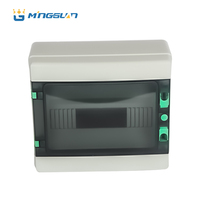 Boîte de distribution électrique étanche à l'eau et à la poussière HA-12 à 12 voies, certifiée IP67 CE ROHS, en ABS et PC, avec boîtier de jonction