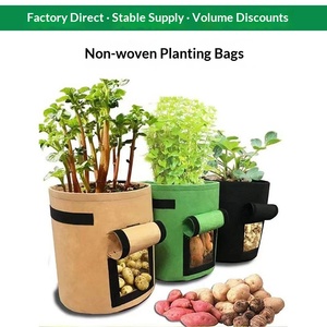 Sacs de plantation pour pommes de terre et légumes <span class=keywords><strong>en</strong></span> tissu feutré, capacité 15L/25L/40L, pots de culture pour semis - Product Image 2