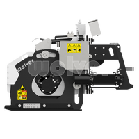 Fraiseuse routière série WLC pour chargeuse, machine à fraiser l'asphalte à décharge latérale, largeur 750 mm avec convoyeur