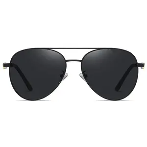 Neuzugang Werkverkauf Herren polarisierte Sonnenbrille Metallrahmen Sonnenbrille Outdoor-Fahren Geschäfts-Sonnenbrille