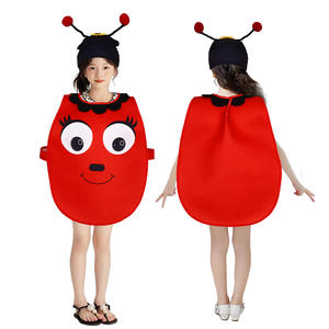 Halloween One-Piece Cat Bee <strong>Tomato</strong> Pumpkin Cosplay <strong>Costume</strong> for Kids for Campus Event Performance - Product Image 2