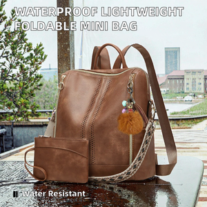 New Design Waterproof PU Polyester Zipper Foldable Lightweight <b>Mini</b> <b>Backpack</b> with 20L Capacity for Outdoor Sports & Students - Product Image 2