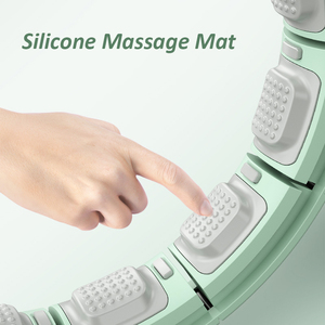 Smarter Fitness <span class=keywords><strong>Hula</strong></span>-<span class=keywords><strong>Hoop</strong></span>-Reifen für Erwachsene mit Massagefunktion, zerlegbar und tragbar, beschwerter Sportring zum Abnehmen - Product Image 3