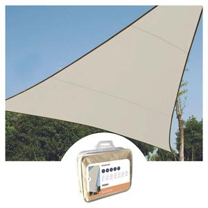 Perel <b>SHADE</b> SAIL - TRIANGLE - 3.6 x 3.6 x 3.6 m - COLOUR: CREAM - Product Image 1